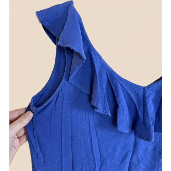 Lilly Pulitzer Alessa Ruffle Top - /Blue - Picture 3 of 9